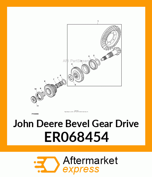 BEVEL GEAR SET ER068454