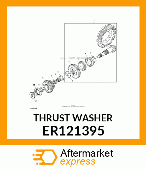 THRUST WASHER ER121395