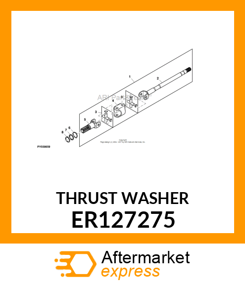 THRUST WASHER ER127275