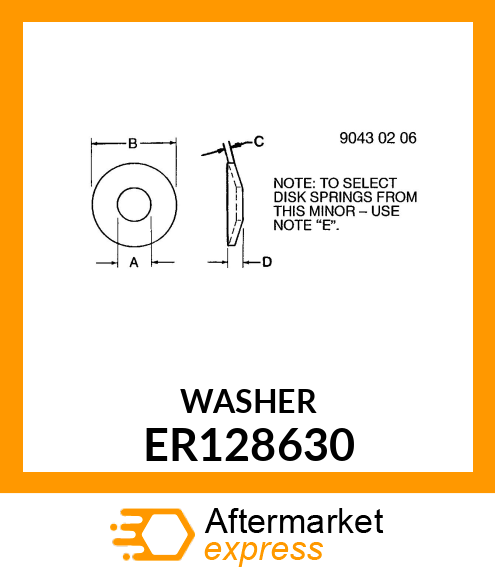 DISK SPRING ER128630