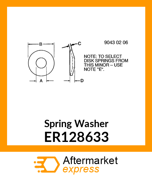 Disk Spring ER128633