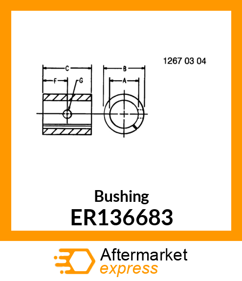 Bushing ER136683