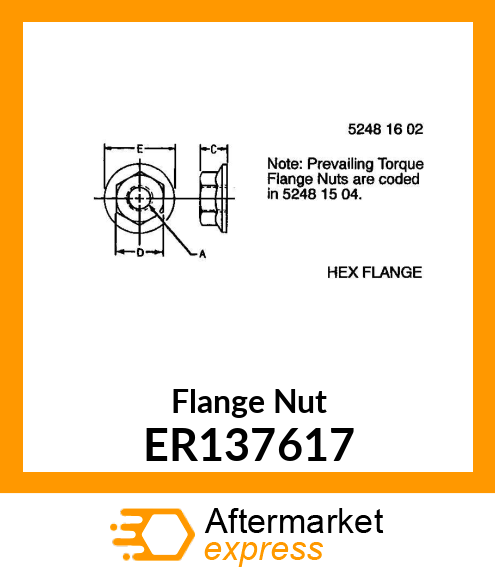 Flange Nut ER137617