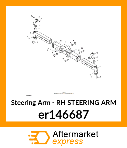 RH STEERING ARM er146687