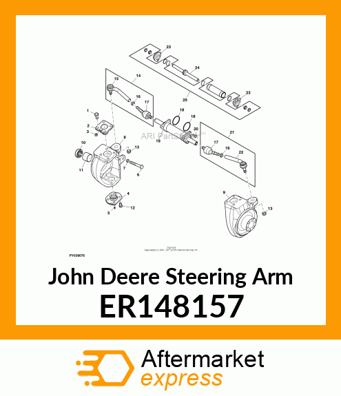 RH STEERING ARM ASSY ER148157