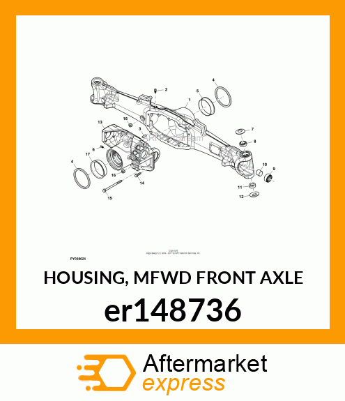 HOUSING, MFWD FRONT AXLE er148736