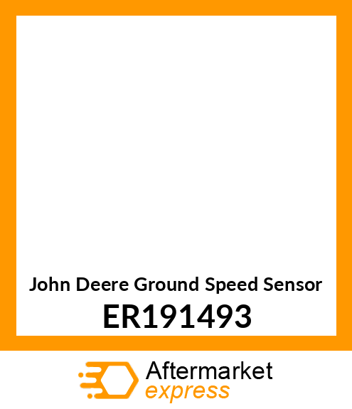 Ground Speed Sensor ER191493