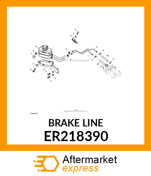 BRAKE LINE ER218390