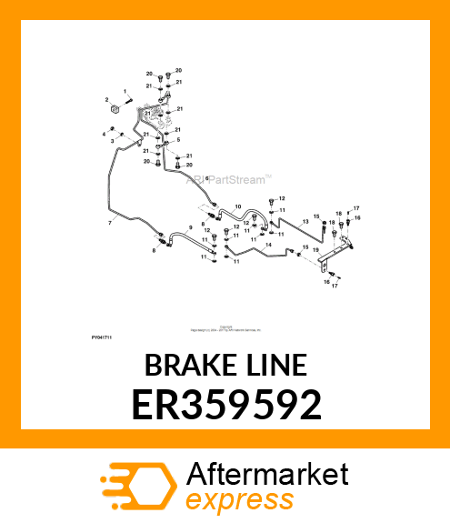 BRAKE LINE ER359592