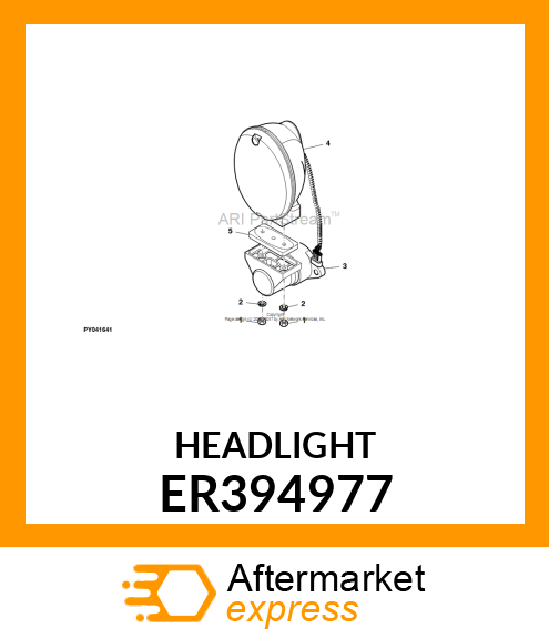 HEADLIGHT ER394977