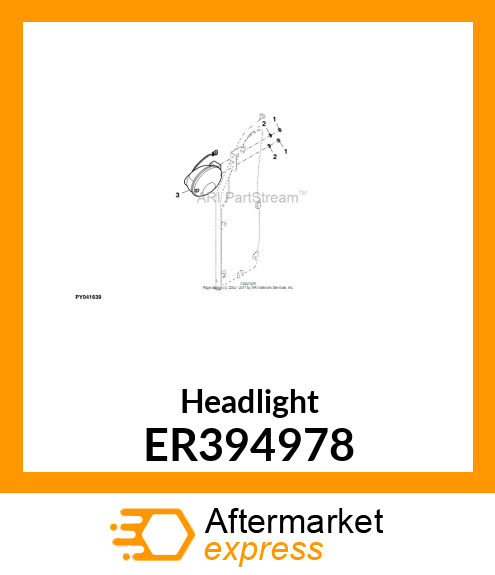 Headlight ER394978