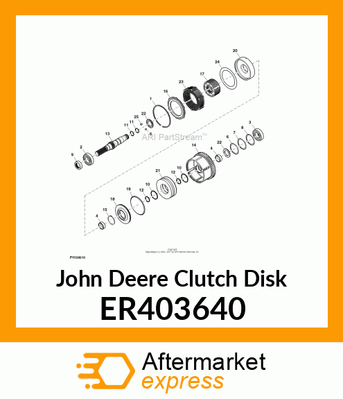 CLUTCH DISK, CLUTCH PACK ER403640