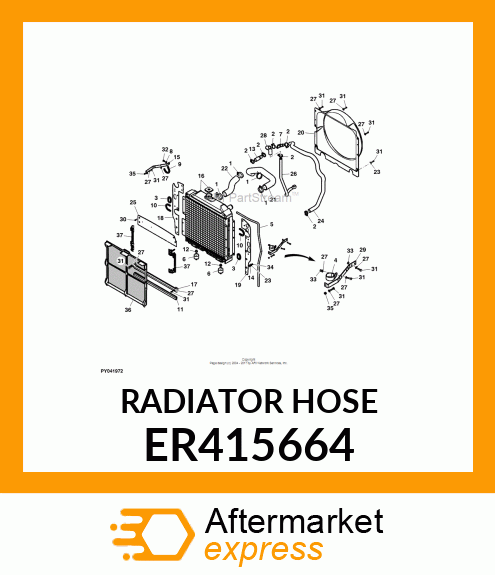 RADIATOR HOSE ER415664