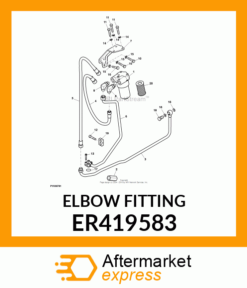 ELBOW FITTING ER419583