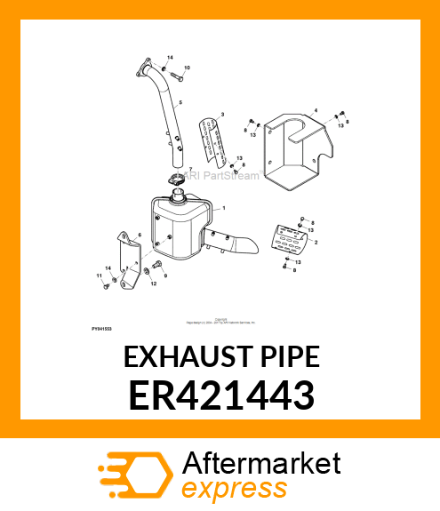 EXHAUST PIPE ER421443