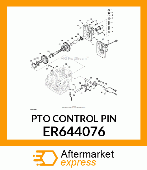 PTO CONTROL PIN ER644076