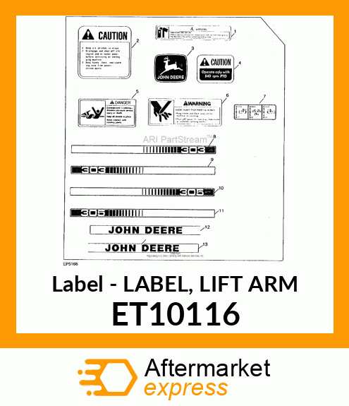 Label ET10116