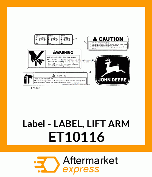 Label ET10116