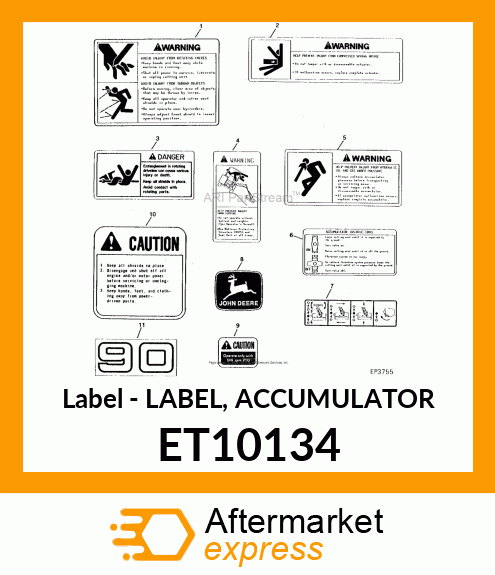 Label ET10134