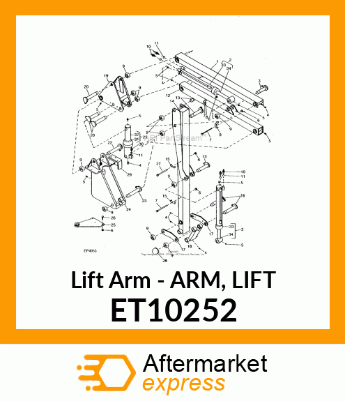 Lift Arm - ARM, LIFT ET10252
