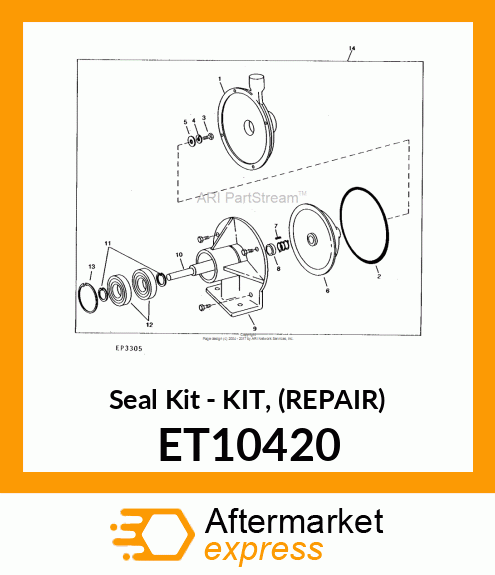Seal Kit - KIT, (REPAIR) ET10420