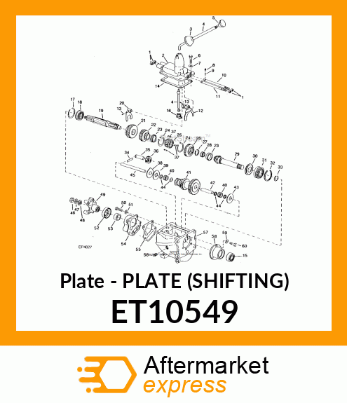 Plate - PLATE (SHIFTING) ET10549