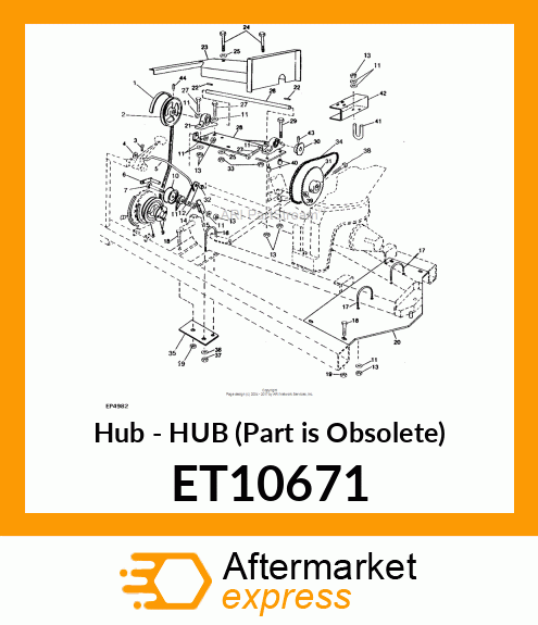 Hub - HUB (Part is Obsolete) ET10671