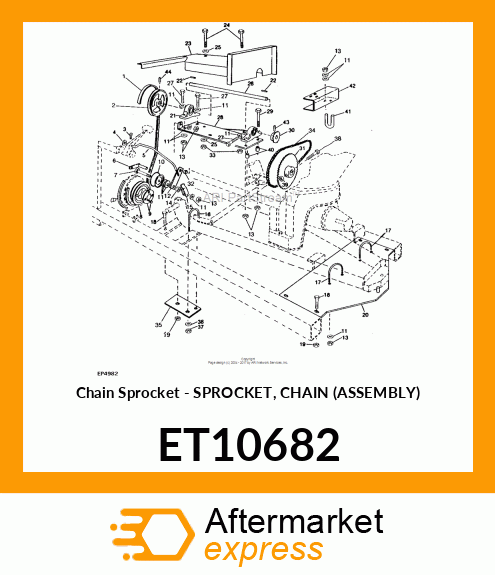 Chain Sprocket - SPROCKET, CHAIN (ASSEMBLY) ET10682