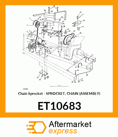 Chain Sprocket - SPROCKET, CHAIN (ASSEMBLY) ET10683