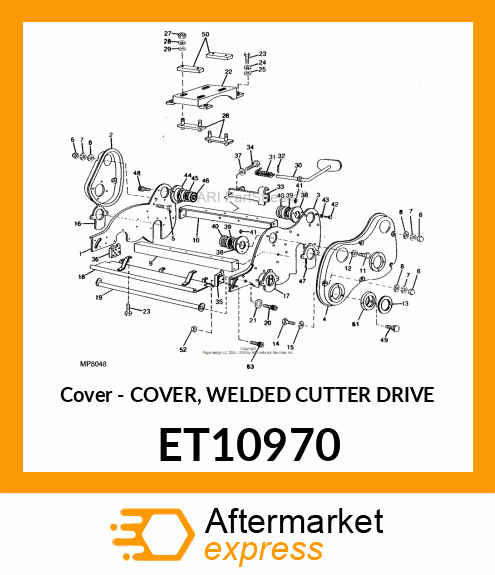 Cover - COVER, WELDED CUTTER DRIVE ET10970