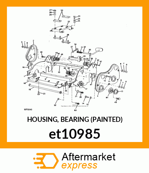 HOUSING, BEARING (PAINTED) et10985