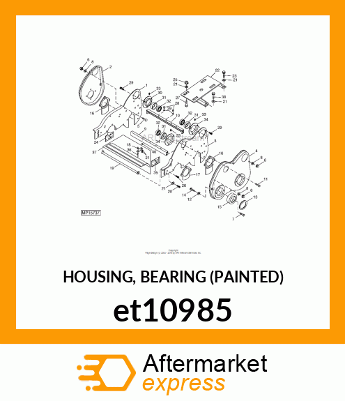 HOUSING, BEARING (PAINTED) et10985