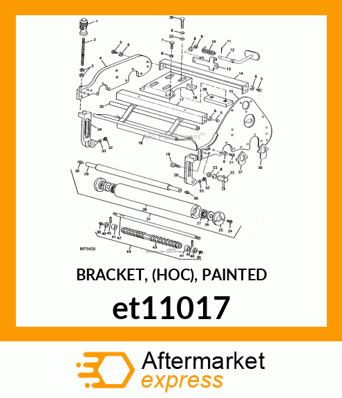 BRACKET, (HOC), PAINTED et11017