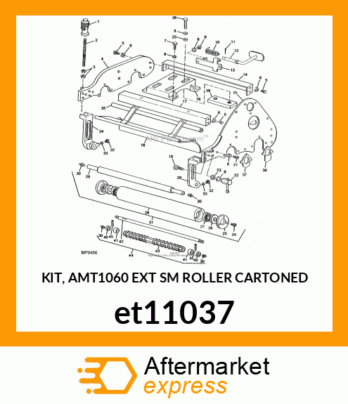 KIT, AMT1060 EXT SM ROLLER CARTONED et11037