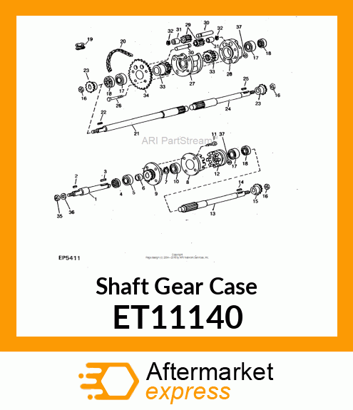 Shaft Gear Case ET11140