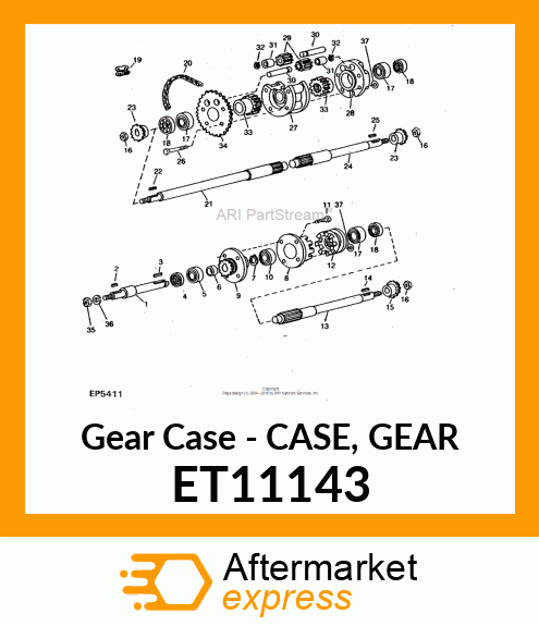 Gear Case - CASE, GEAR ET11143