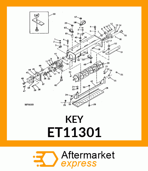 2PK Shaft Key ET11301