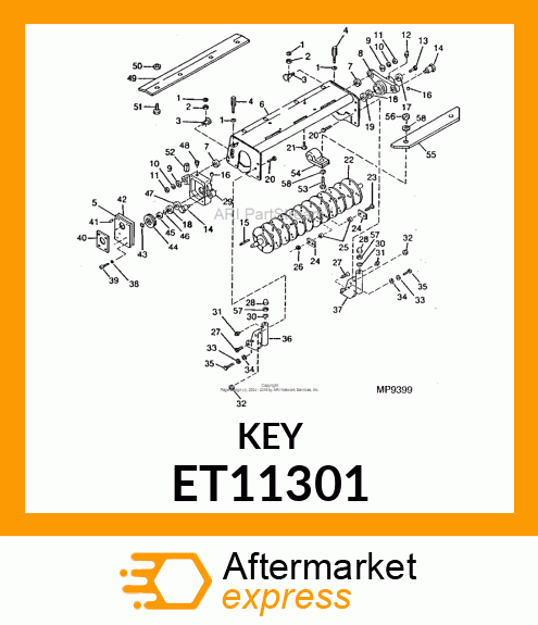 2PK Shaft Key ET11301