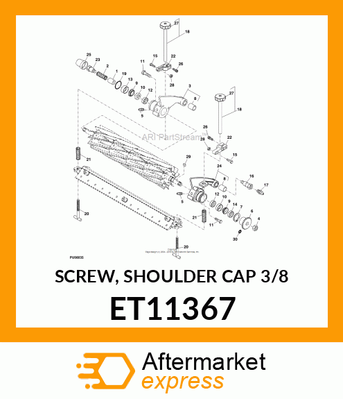 SCREW, SHOULDER CAP 3/8 ET11367