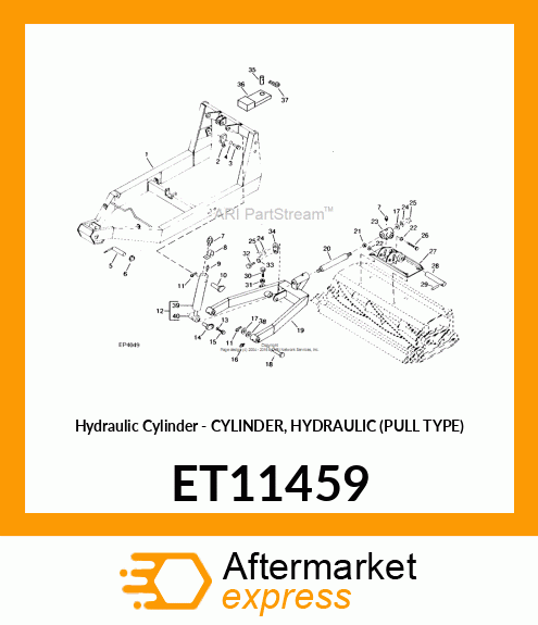 Cylinder Hydraulic ET11459