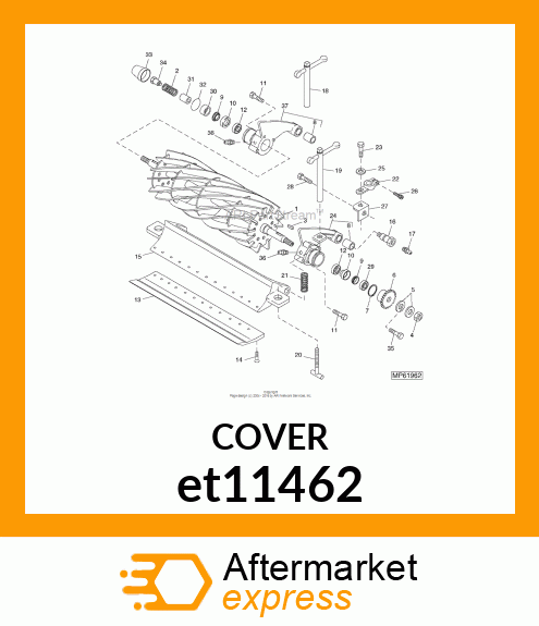 CAP (REEL BEARING HOUSING) et11462