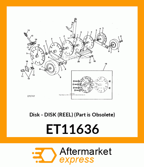 Disk - DISK (REEL) (Part is Obsolete) ET11636