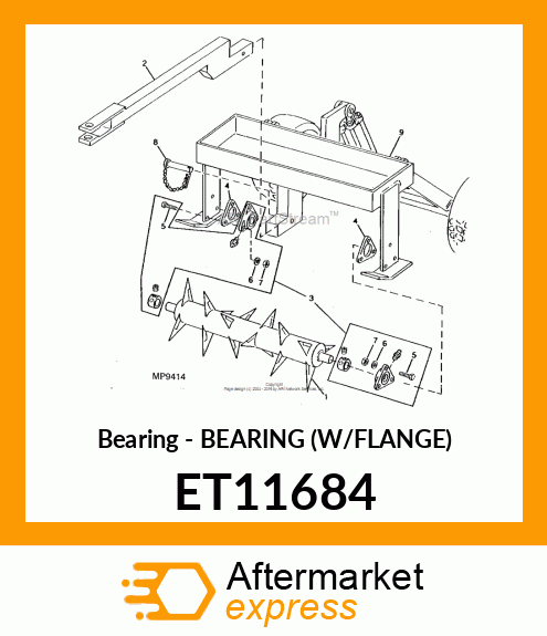 Bearing - BEARING (W/FLANGE) ET11684