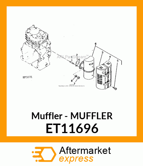 Muffler - MUFFLER ET11696