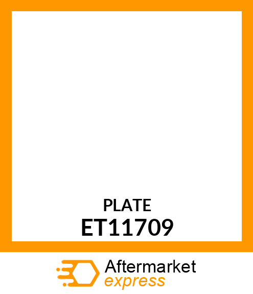Plate - PLATE ET11709