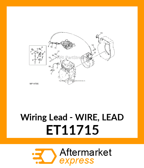 Wiring Lead - WIRE, LEAD ET11715