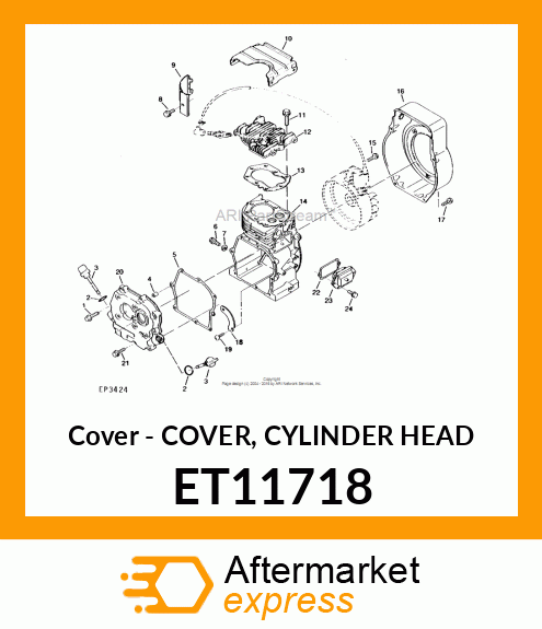Cover - COVER, CYLINDER HEAD ET11718