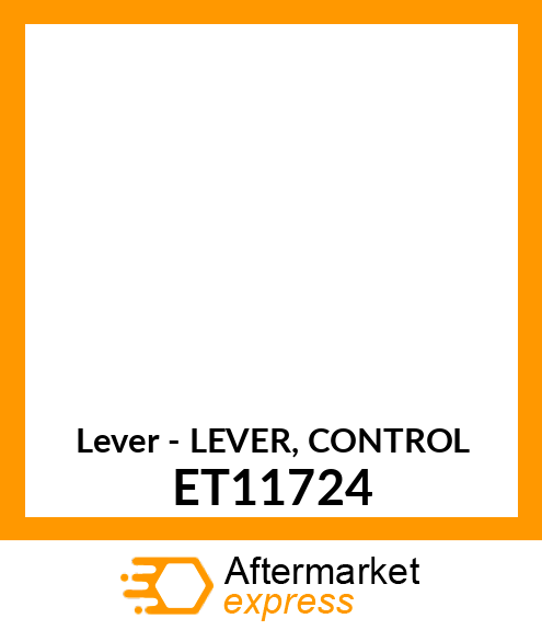 Lever - LEVER, CONTROL ET11724