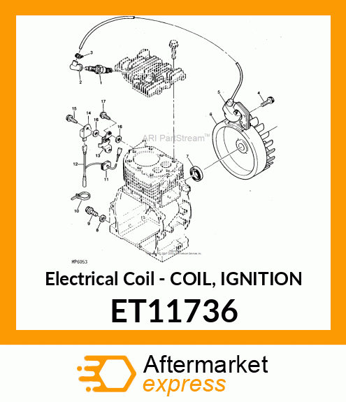 Electrical Coil - COIL, IGNITION ET11736