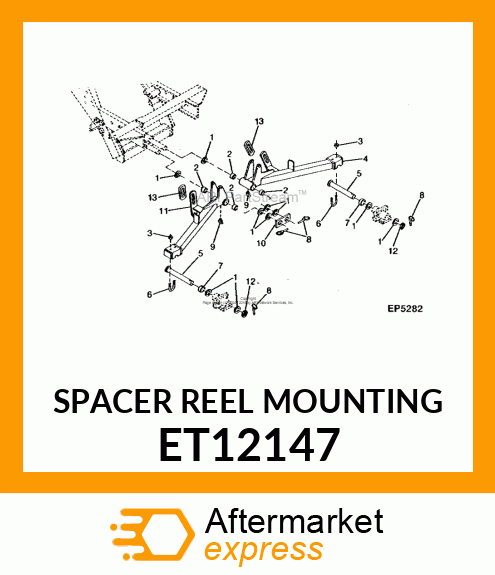 Spacer Reel Mounting ET12147